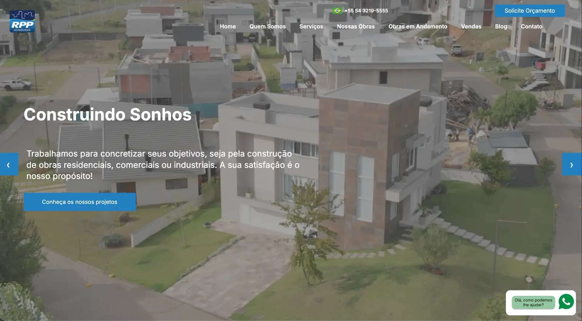 Projeto digital RPP Construtora